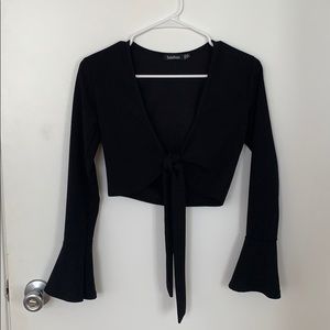 Boohoo Wrap Up Crop Top!
